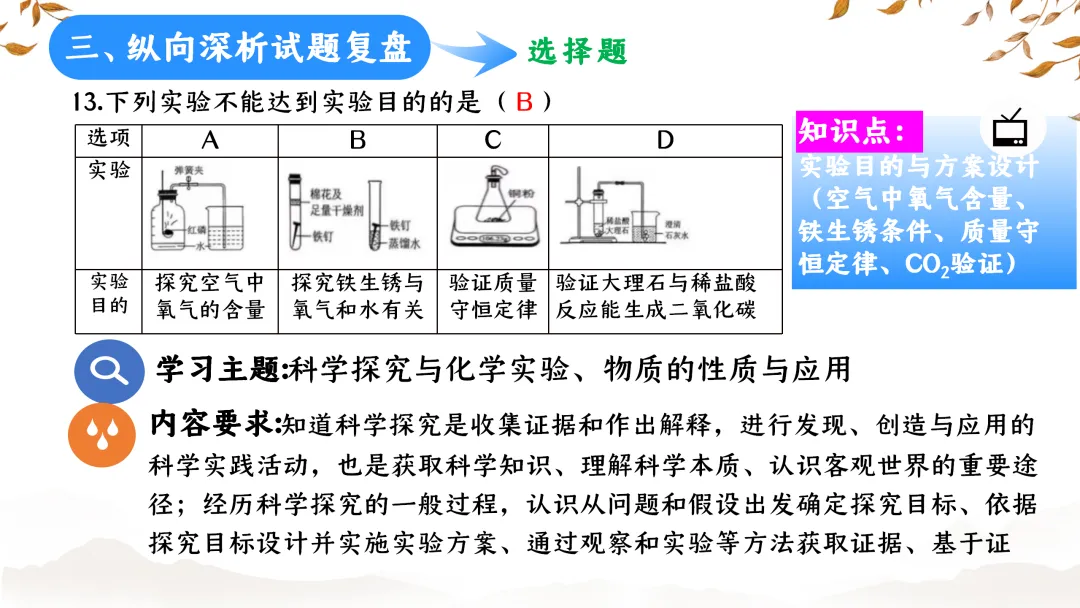SK233 初中化学 中考备考讲座《深耕课标 聚焦素养:2025年中考化学命题趋势与复习备考策略解析》讲座课件PPT+ 文字稿Word 第33张