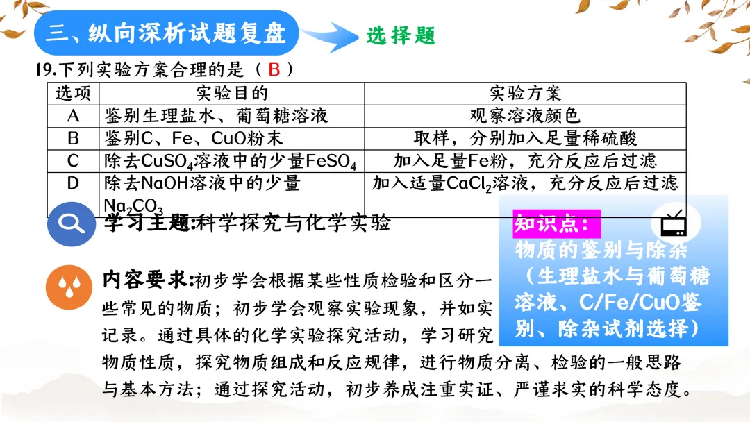 SK233 初中化学 中考备考讲座《深耕课标 聚焦素养:2025年中考化学命题趋势与复习备考策略解析》讲座课件PPT+ 文字稿Word 第47张