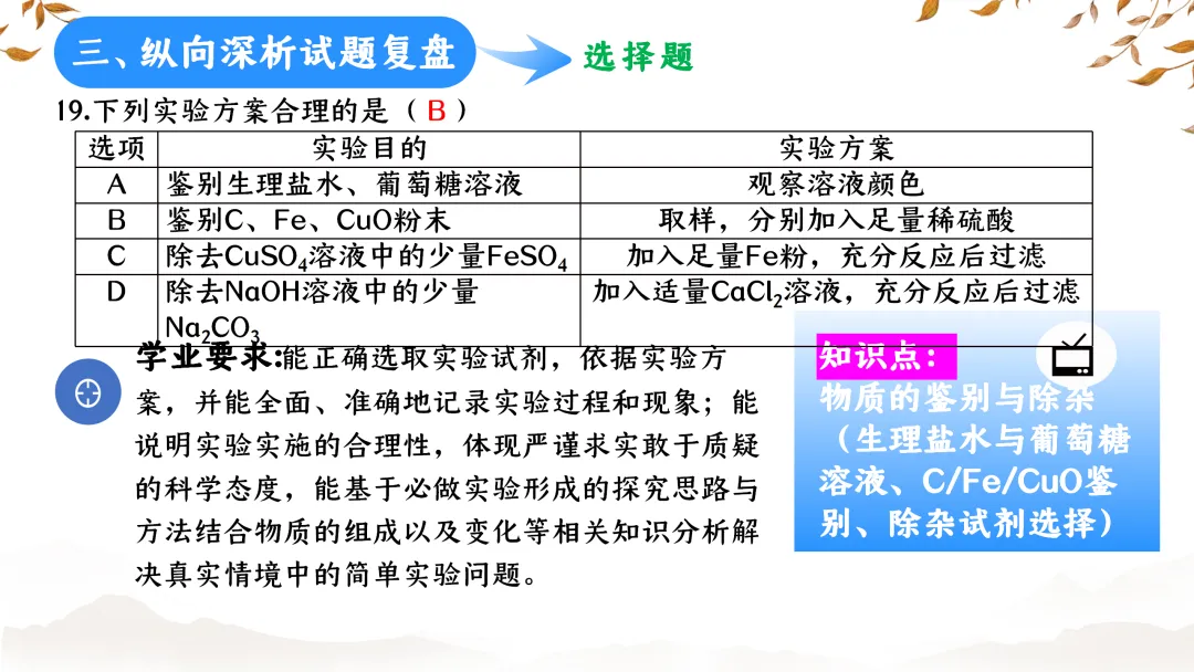 SK233 初中化学 中考备考讲座《深耕课标 聚焦素养:2025年中考化学命题趋势与复习备考策略解析》讲座课件PPT+ 文字稿Word 第48张