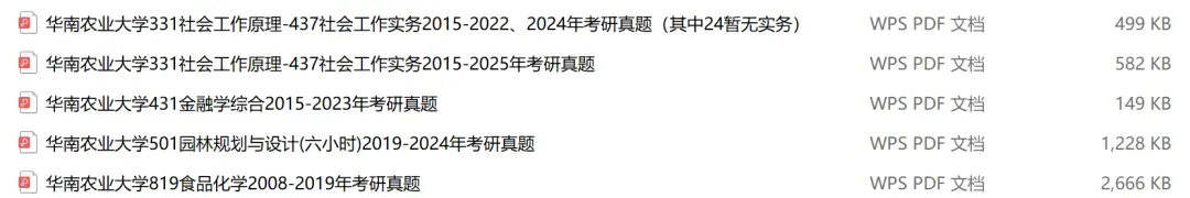 华南农业大学考研专业课历年真题汇总(含2026真题) 第2张