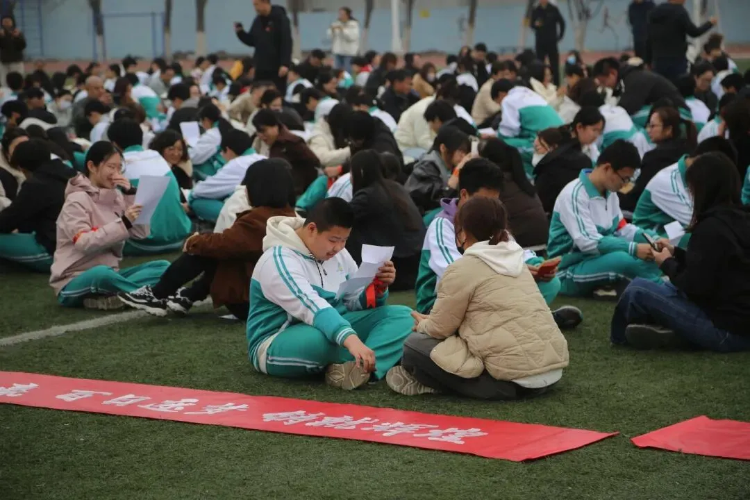 油田四中举行中考百日动员大会 第28张