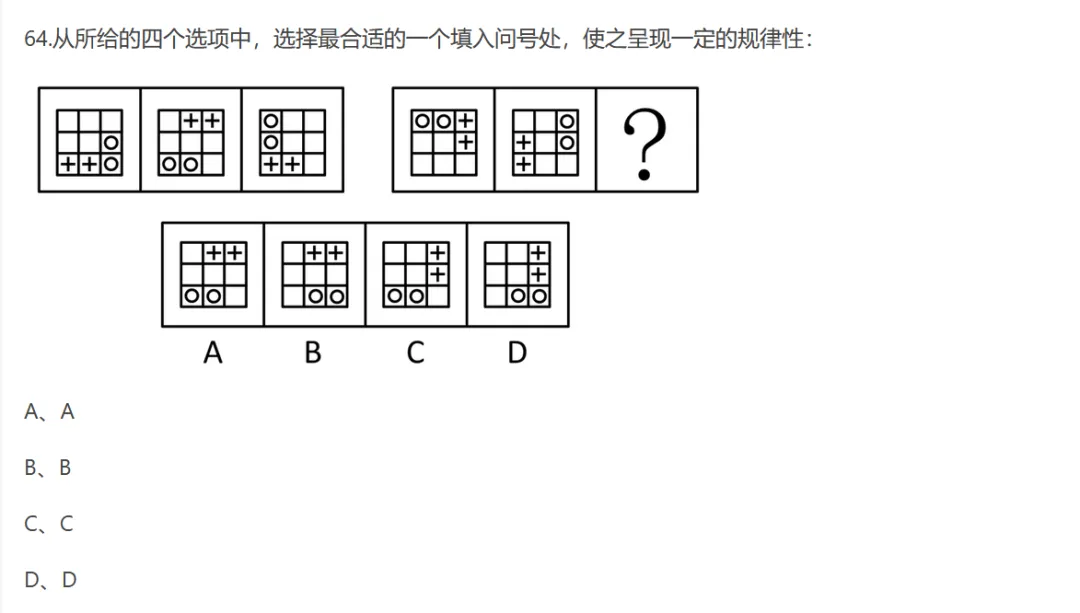 图形判断推理 | 公务员考试行测真题解答(陕西省2021_4) 第1张