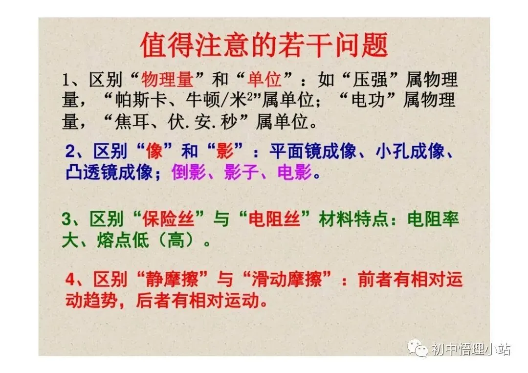 初中物理中考复习材料汇总 借鉴学习 第147张
