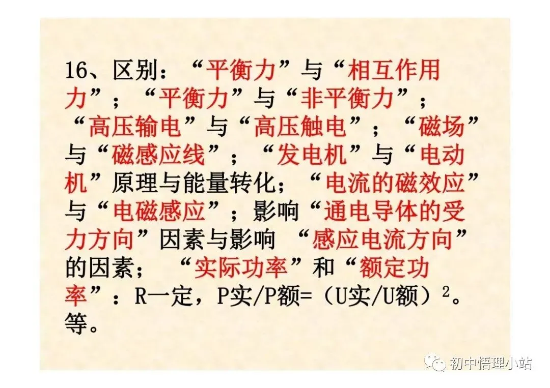 初中物理中考复习材料汇总 借鉴学习 第151张