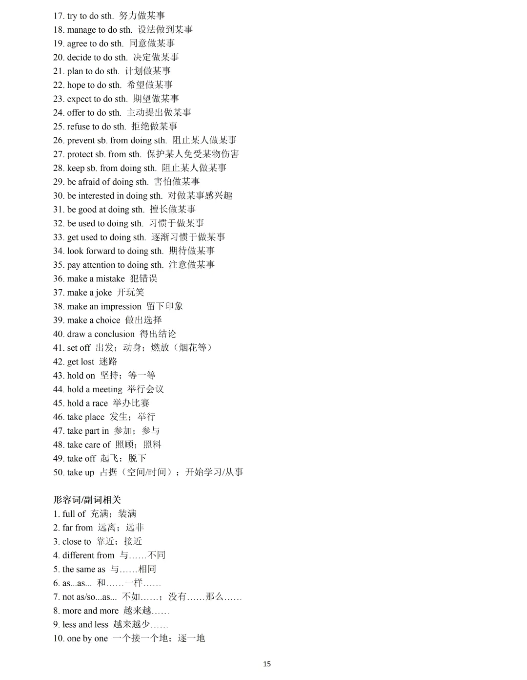 【中考英语】2025 年上海 16 区中考英语二模易错题&高频词汇词组:Section A 第15张