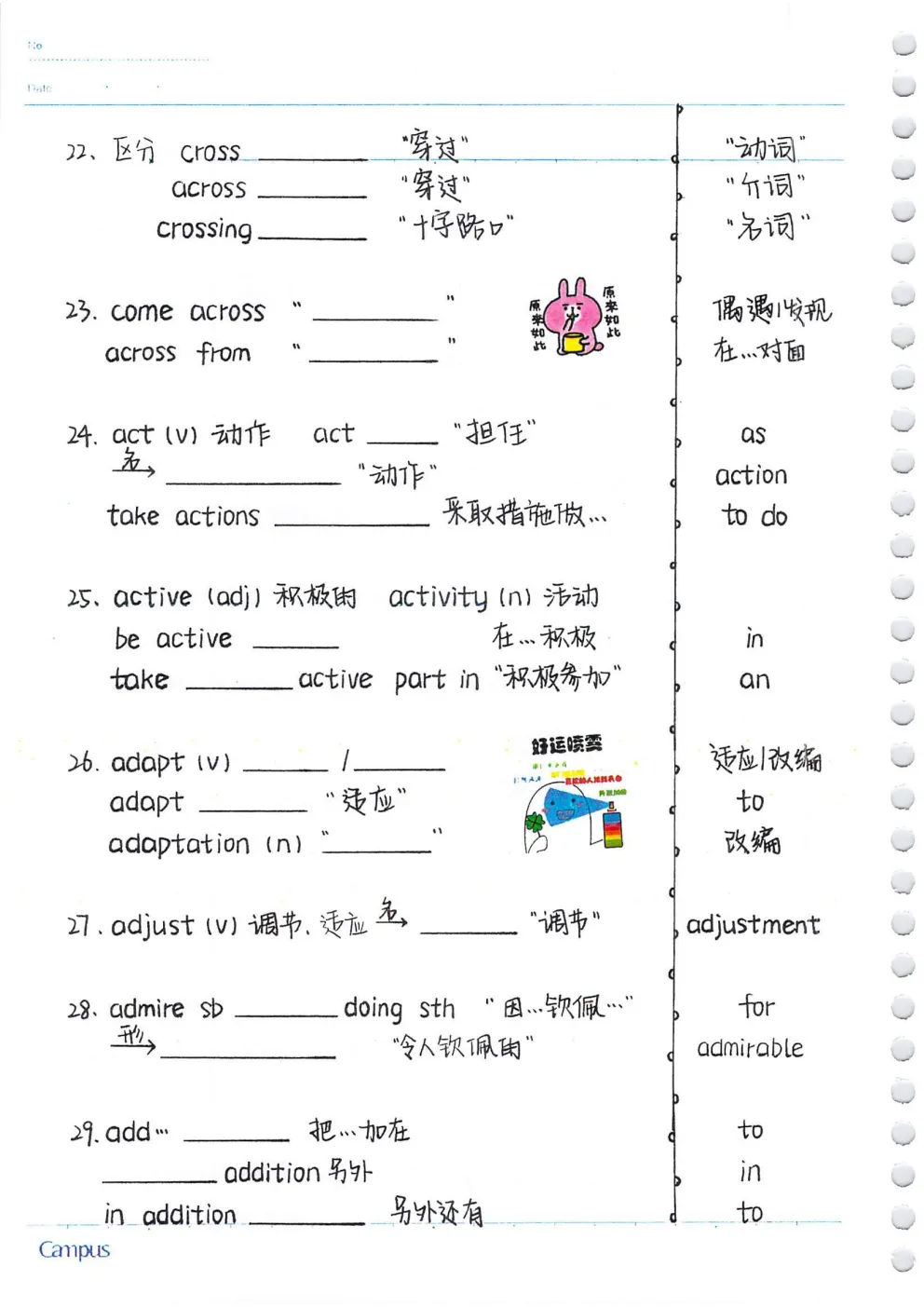 2026初中中考英语【高频核心688+必背3500词汇】必背英译汉+汉译英 ,单词默写本+自测本,(PDF下载打印) 第5张 2026初中中考英语【高频核心688+必背3500词汇】必背英译汉+汉译英 ,单词默写本+自测本,(PDF下载打印) 第5张