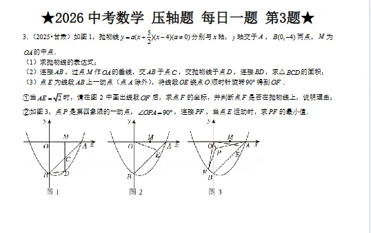 2026中考数学基础提高、计算题、选填压轴、解答压轴专项训练题 |可下载打印 第5张