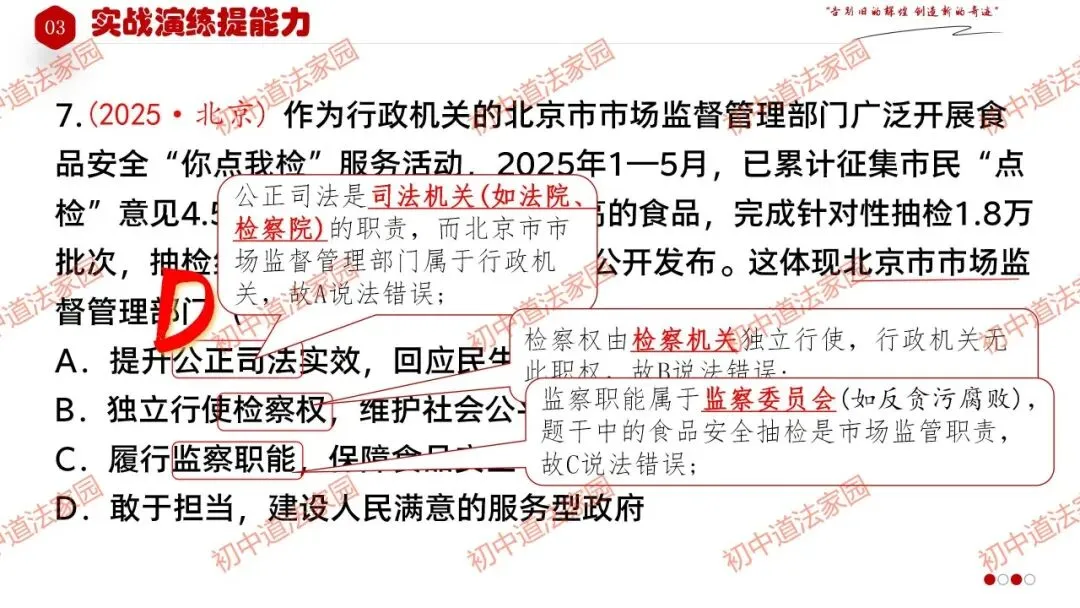 中考政治丨道德与法治一轮复习 专题15 人民当家作主 第41张