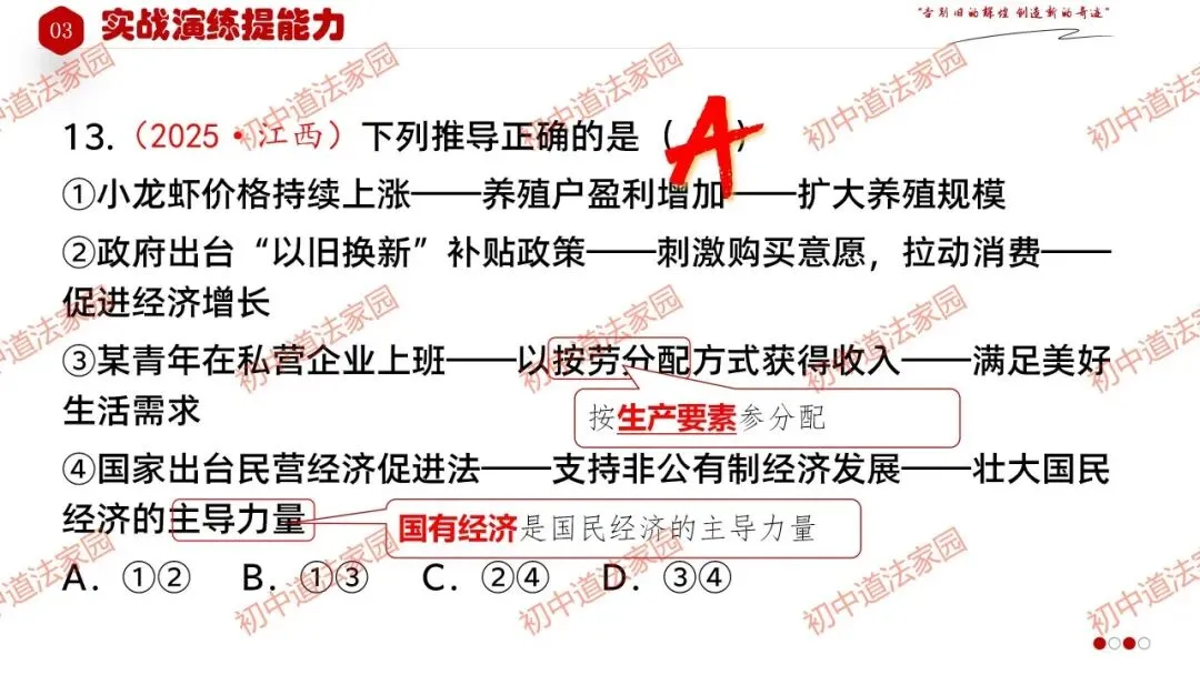 中考政治丨道德与法治一轮复习 专题15 人民当家作主 第46张