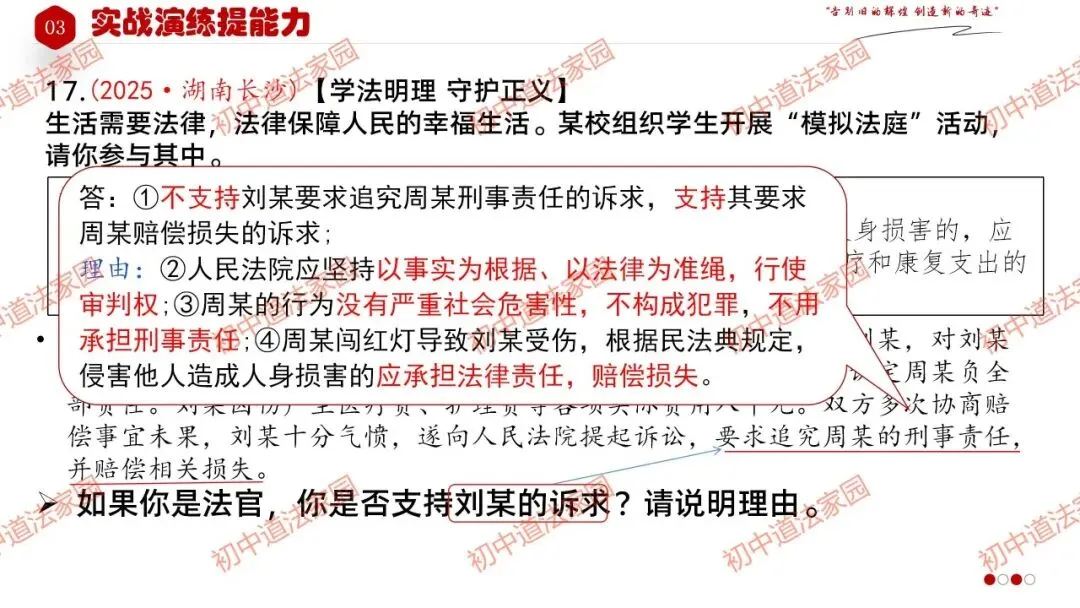中考政治丨道德与法治一轮复习 专题15 人民当家作主 第50张