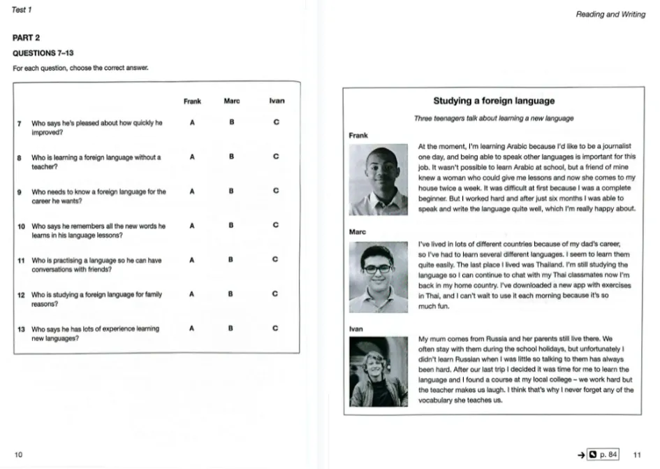 2025年KET真题卷完整版(6套含音频+答案)掌握这些题,相当于押中一半考题!【全国KET2025pdf】 第4张