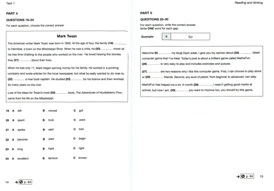 2025年KET真题卷完整版(6套含音频+答案)掌握这些题,相当于押中一半考题!【全国KET2025pdf】 第6张