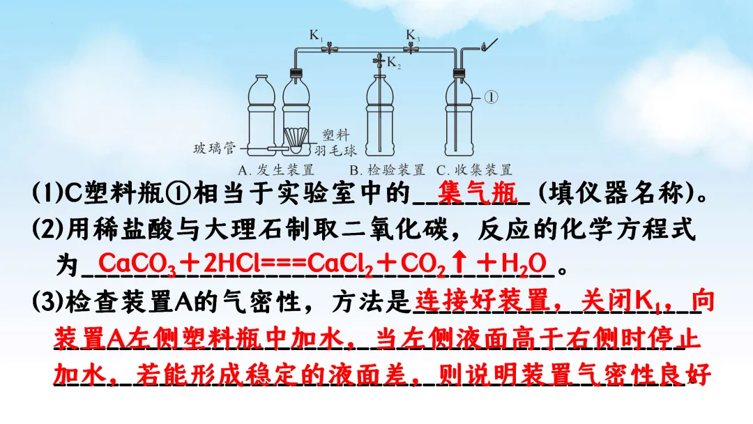 F715 一轮复习 备战中考2026 优质课资源包 初中化学《专题复习---常见气体的制取、净化、收集、鉴别》课件PPT+教学设计Word 第35张
