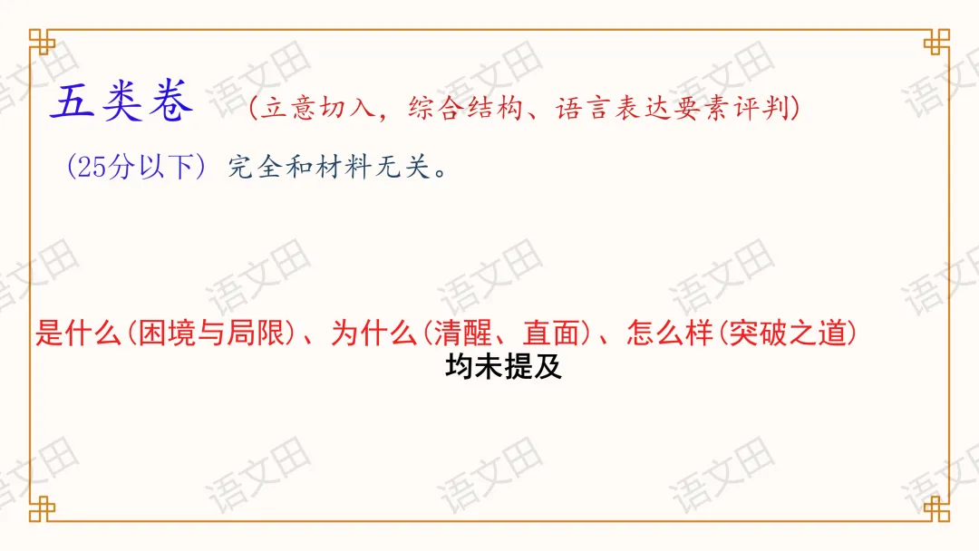 2026届南昌一模试卷讲评(主观题及作文评分细则) 第83张 2026届南昌一模试卷讲评(主观题及作文评分细则) 第83张