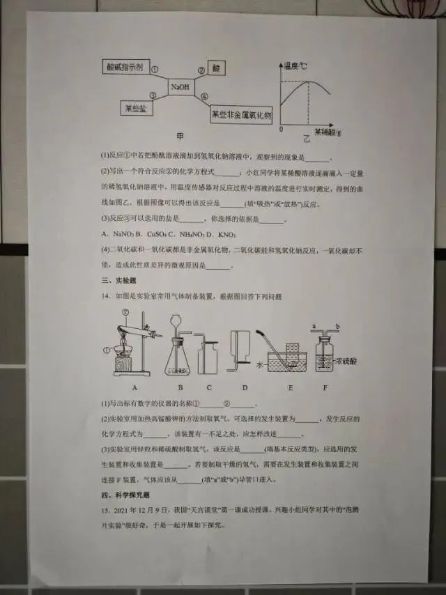 2022年新疆中考化学真题 第3张