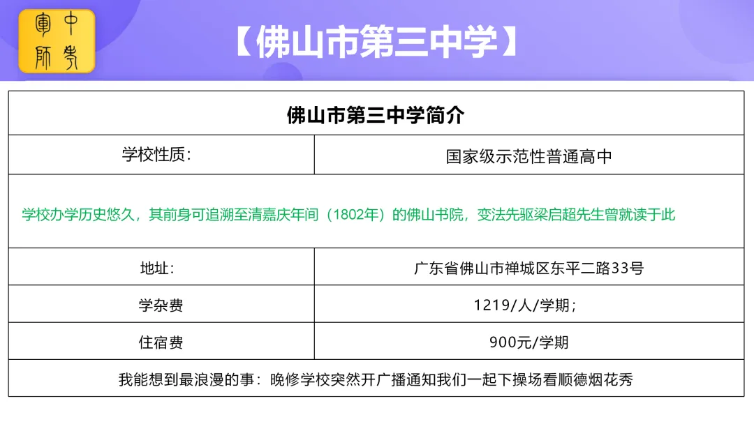 中考倒计时100天 我在佛山市第三中学等你 第3张