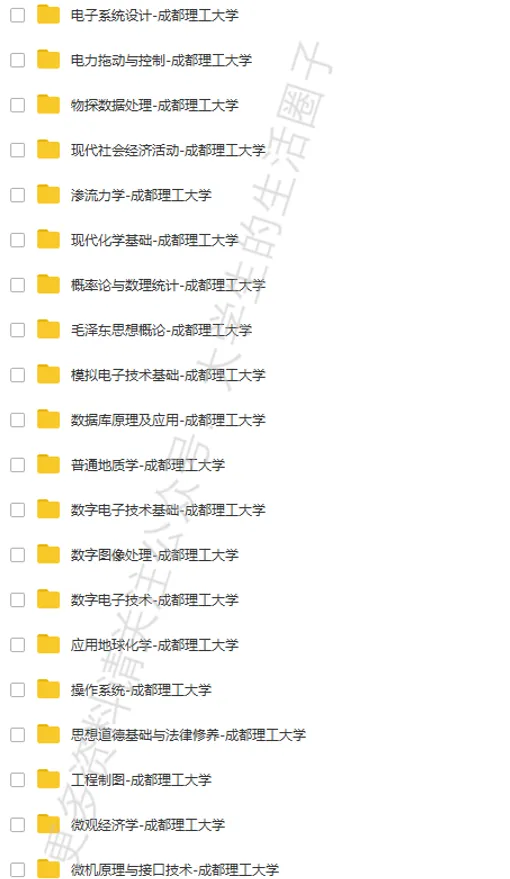 成都理工大学期末考试多科目历年试卷真题免费领取,成都理工同学的专属福利来了! 第7张