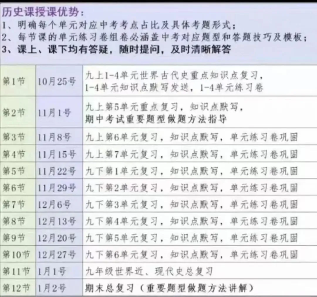天津秀丽老师历史初三中考2026春季 第3张
