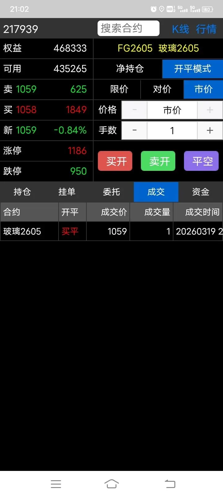 【实践篇】期货交易策略手动模拟测试记录(2026.3月16日~3月20日) 第22张