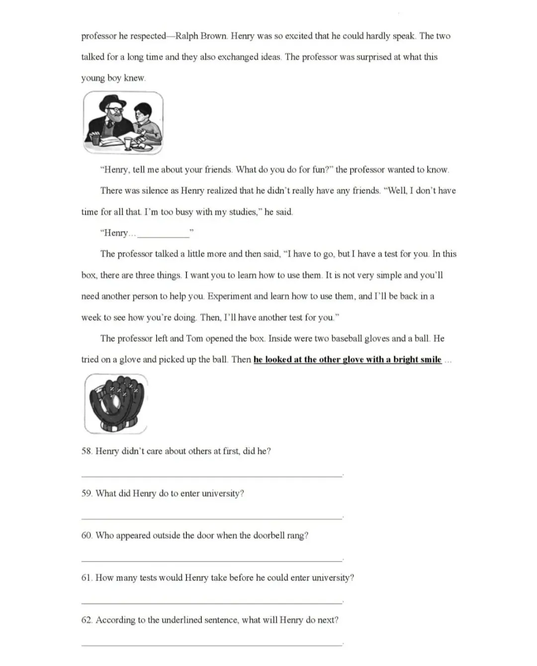 2026上海中考英语二模模拟卷(答案和范文) 第8张