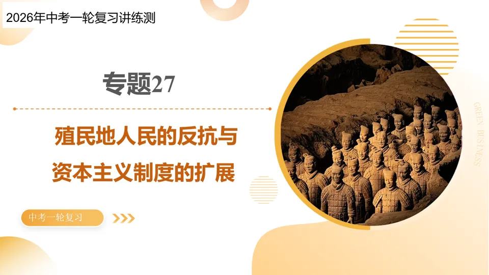【中考复习】|专题27:殖民地人民的反抗与资本主义制度的扩展 第2张