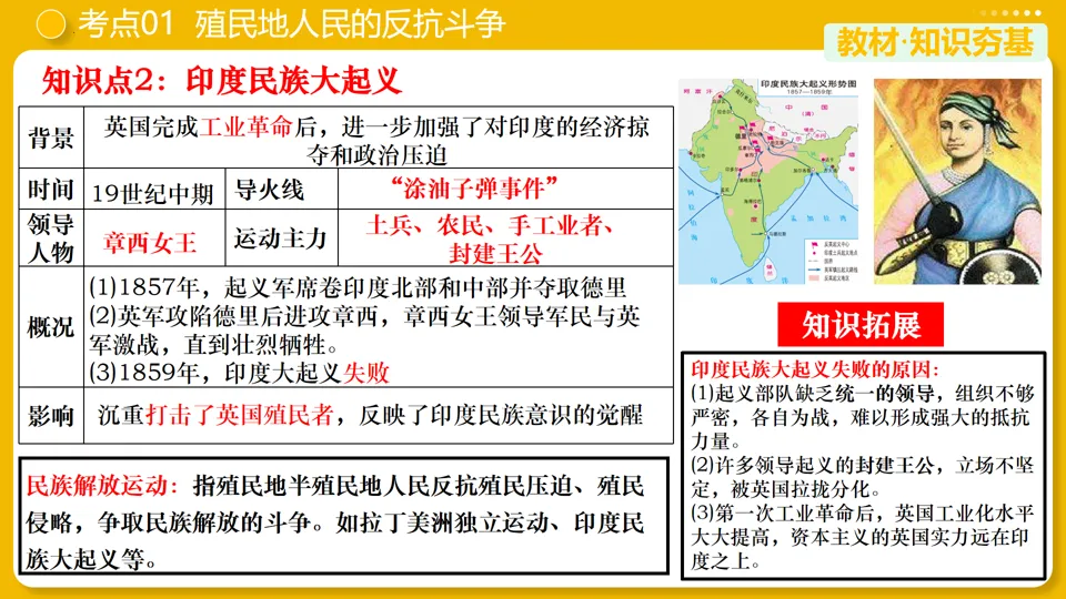 【中考复习】|专题27:殖民地人民的反抗与资本主义制度的扩展 第11张