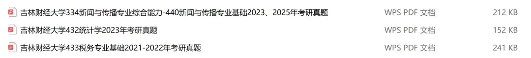 吉林财经大学考研专业课历年真题汇总(含2026真题) 第2张