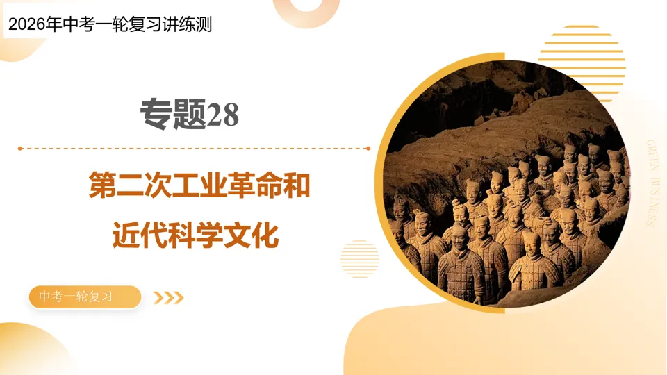 【中考复习】|专题28:第二次工业革命和近代科学文化 第2张