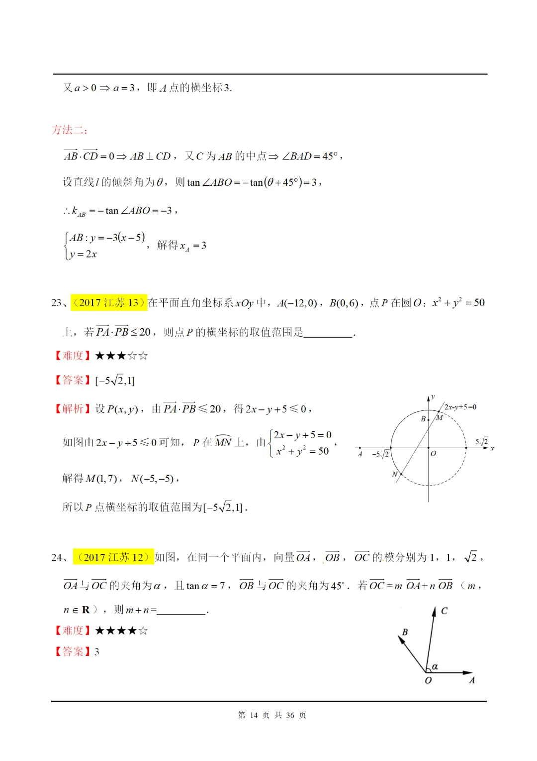 干货丨平面向量高考解答+真题赏析! 第15张