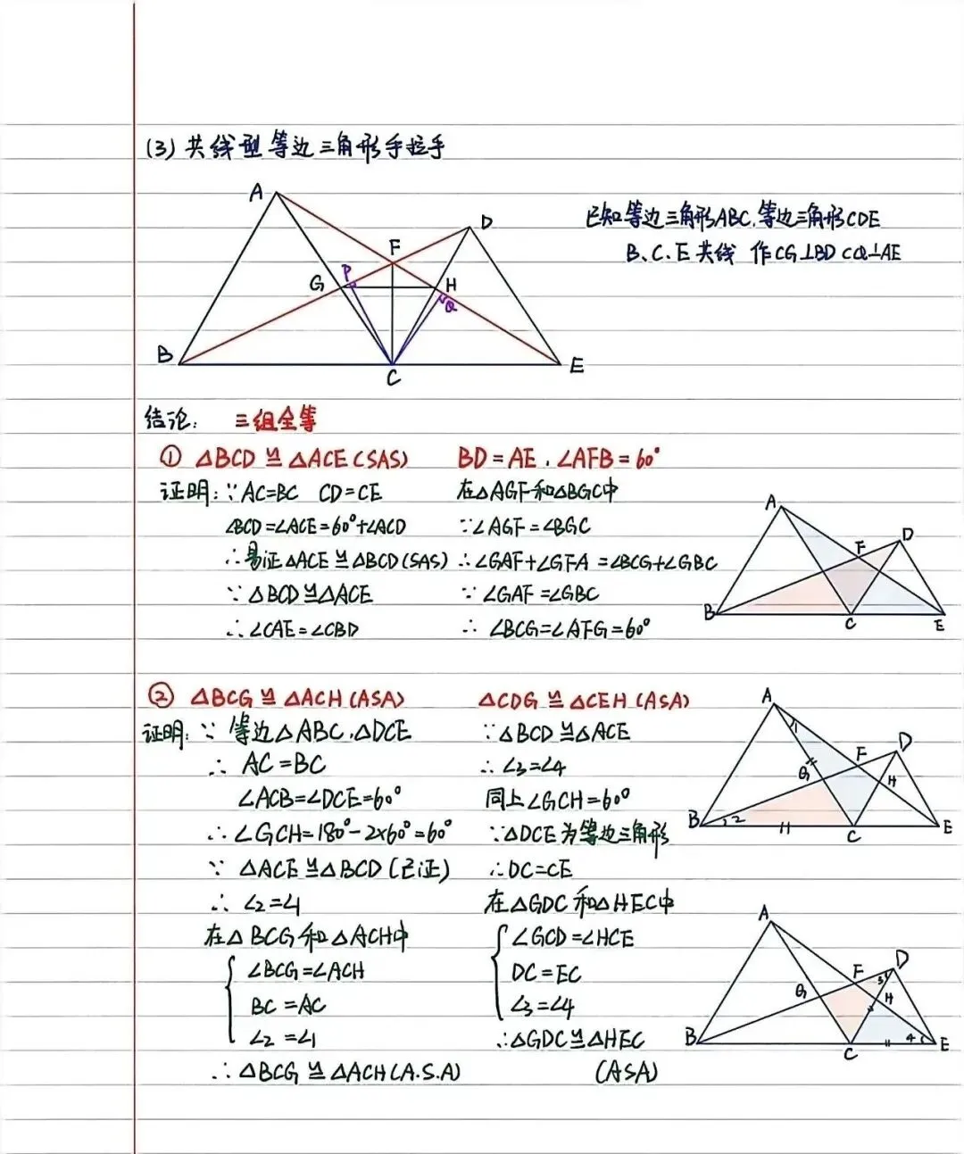 【初中几何】中考几何辅助线与模型总结 第12张
