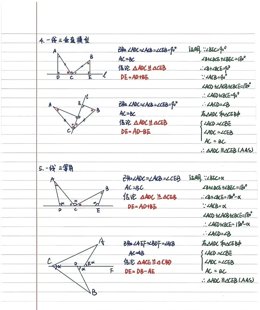 【初中几何】中考几何辅助线与模型总结 第17张