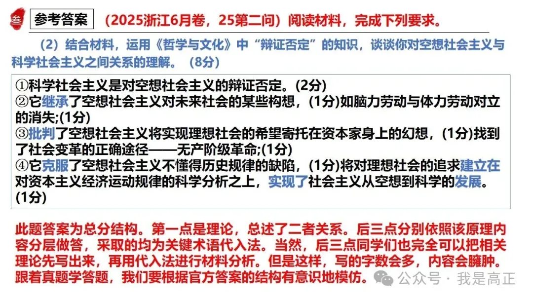 高正团队2026跟着真题学答题专题4 马克思主义哲学 第34张