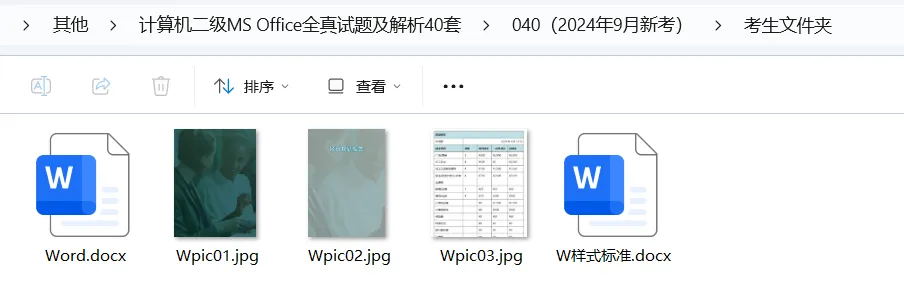 【2026年3月最新】计算机二级MS真题试题及答案解析40套电子版PDF(含操作题和选择题) 第3张