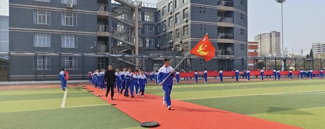 【全方位立德树人】中考冲刺,我们并肩同行——竞业园学校2023级百日誓师大会 第2张