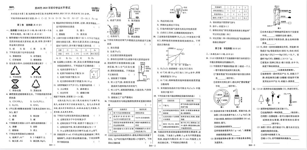【初中教辅】2026年江苏13大市中考试卷与标准模拟优化38套化学提优版,电子版,可下载打印 第6张