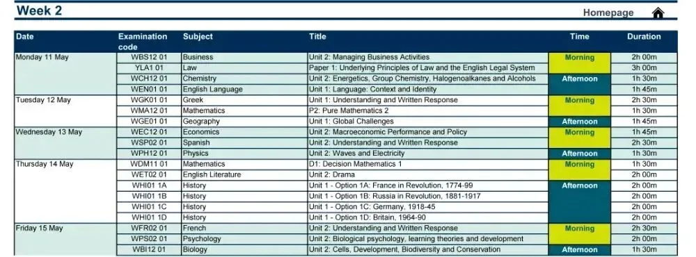 3月抓基础,4月刷真题,5月稳心态:A-Level大考最后2个月“三段式”复习法 第7张