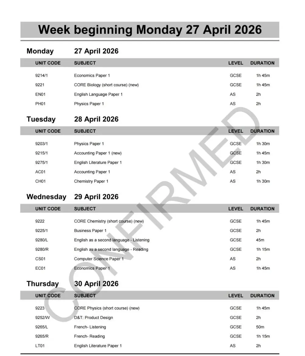 3月抓基础,4月刷真题,5月稳心态:A-Level大考最后2个月“三段式”复习法 第16张