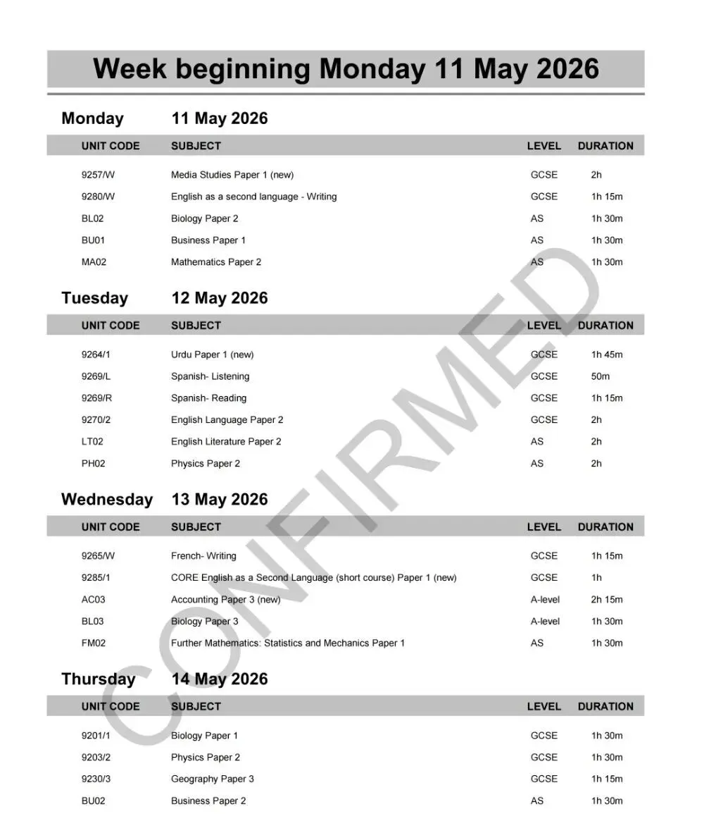 3月抓基础,4月刷真题,5月稳心态:A-Level大考最后2个月“三段式”复习法 第18张