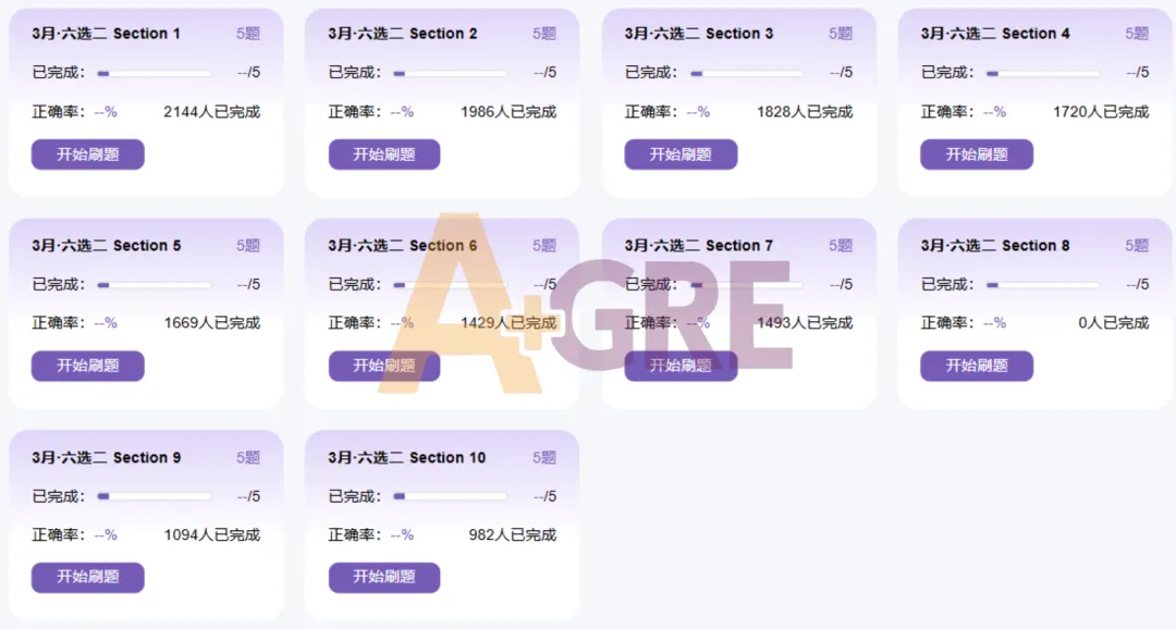GRE 2026年3月真题题库已更新! 第2张 GRE 2026年3月真题题库已更新! 第2张