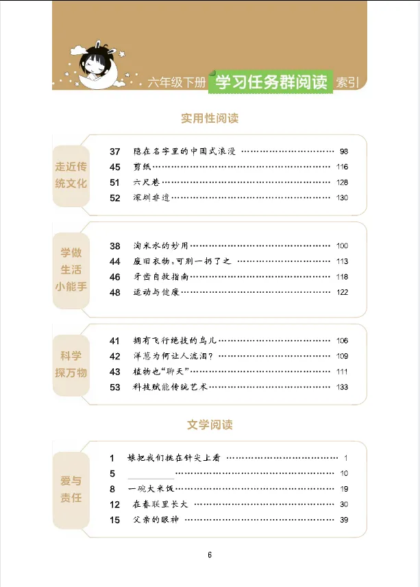 学习资料库 3-23【阅读真题60篇 六下语文 【共85页】】 第7张