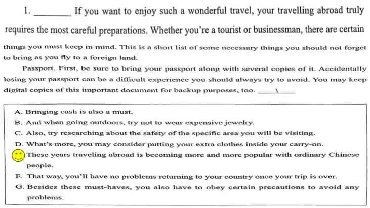 山东省统考 中考英语 新题型(三)阅读还原 高分技巧 第3张 山东省统考 中考英语 新题型(三)阅读还原 高分技巧 第3张