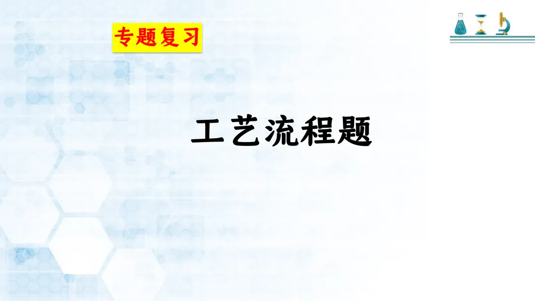F721 二轮中考复习 备战中考2026 优质课资源包 初中化学《专题复习---工艺流程题》课件PPT+教学设计Word 第2张