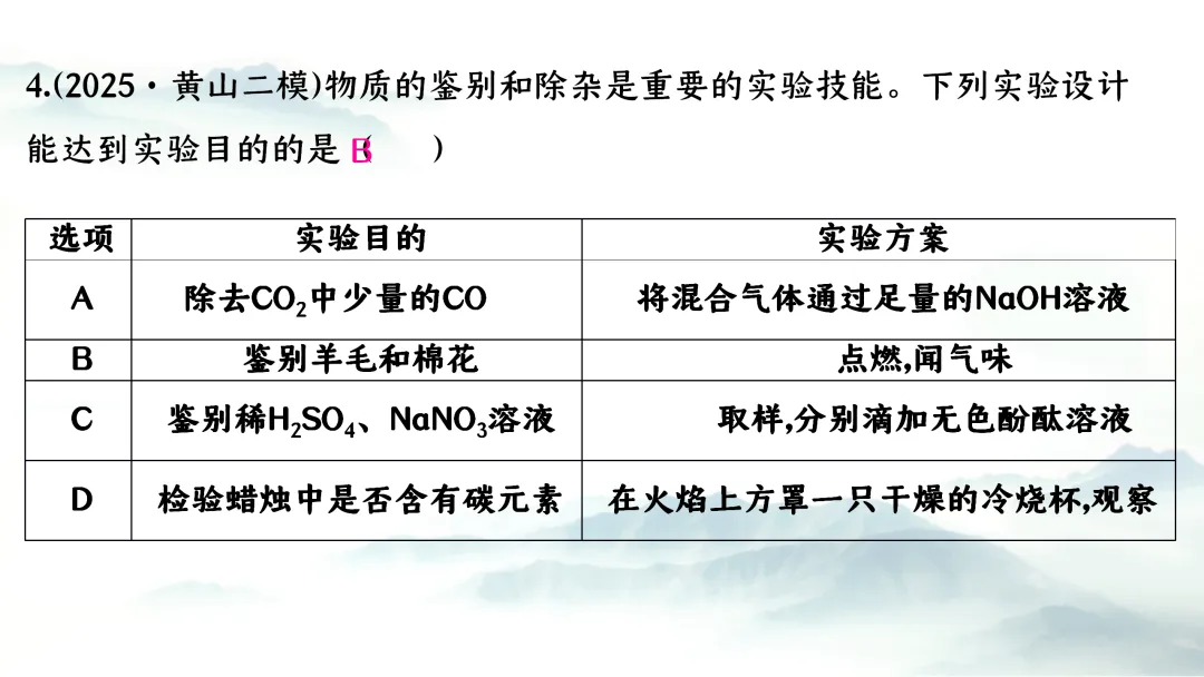 F726 二轮中考复习 备战中考2026 优质课资源包 初中化学《专题复习---物质的检验与鉴别》课件PPT+教学设计Word 第13张