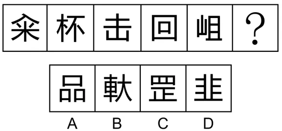 【每日一练】图推+类比模块真题(第6期) 第5张 【每日一练】图推+类比模块真题(第6期) 第5张