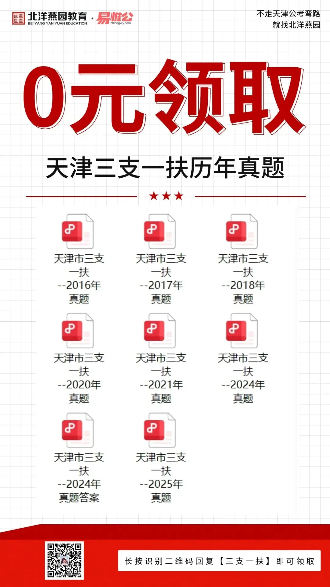 【免费领】天津三支一扶历年真题+全真模拟,限时领取! 第2张