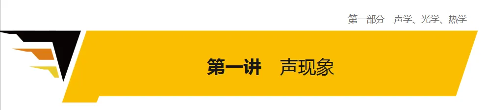 中考物理总复习知识点梳理----(声现象)附对应练习 第1张 中考物理总复习知识点梳理----(声现象)附对应练习 第1张