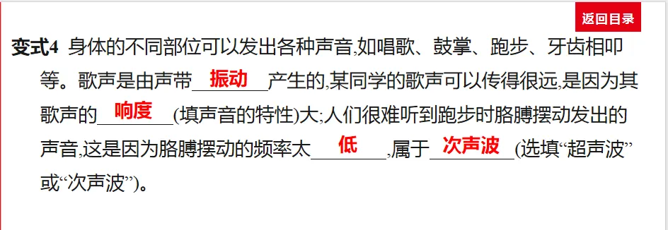 中考物理总复习知识点梳理----(声现象)附对应练习 第13张 中考物理总复习知识点梳理----(声现象)附对应练习 第13张
