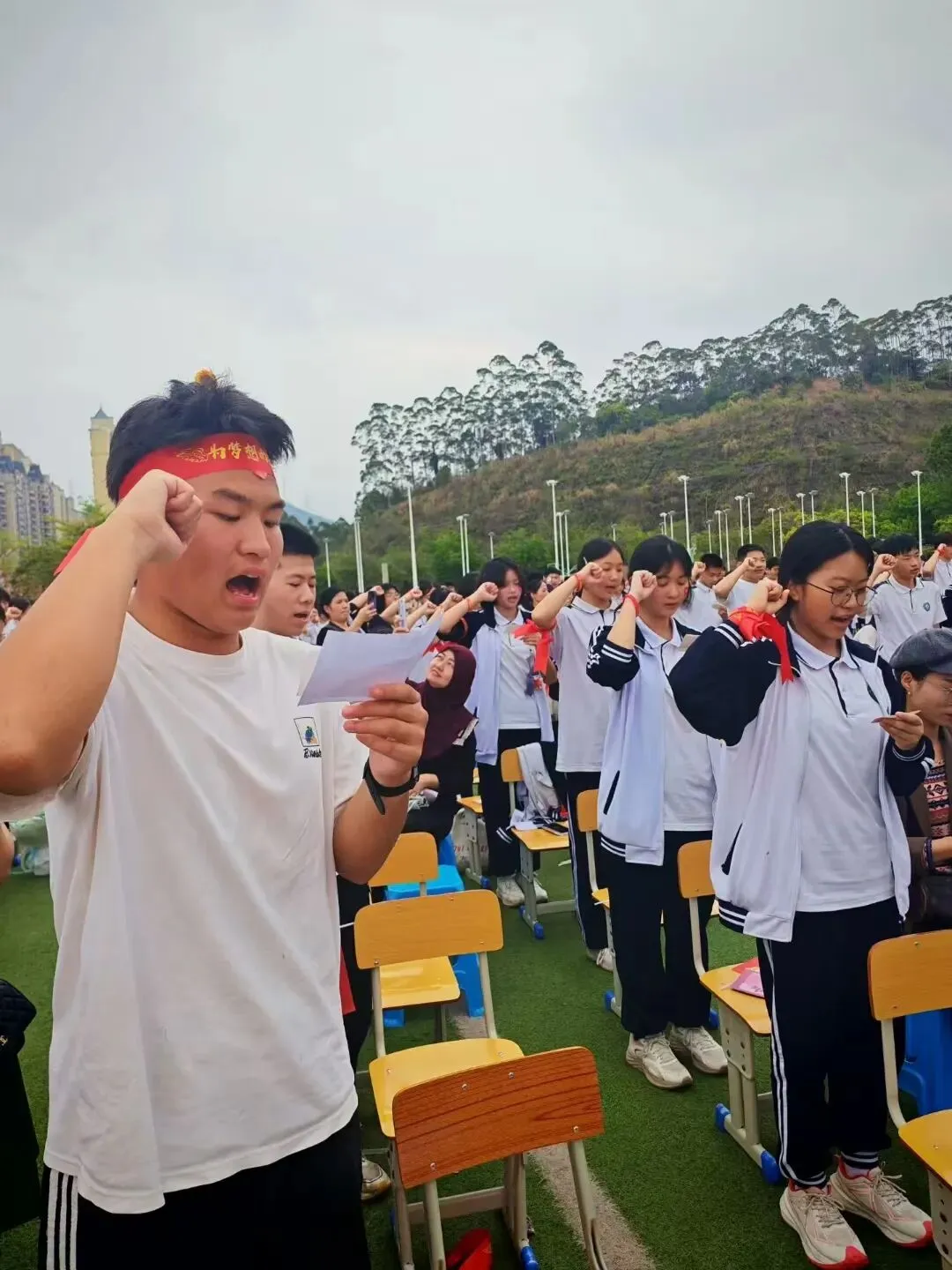 【中考加油站】奋战百日 不负韶华——清城区银湖初级中学2026届九年级百日动员大会 第47张