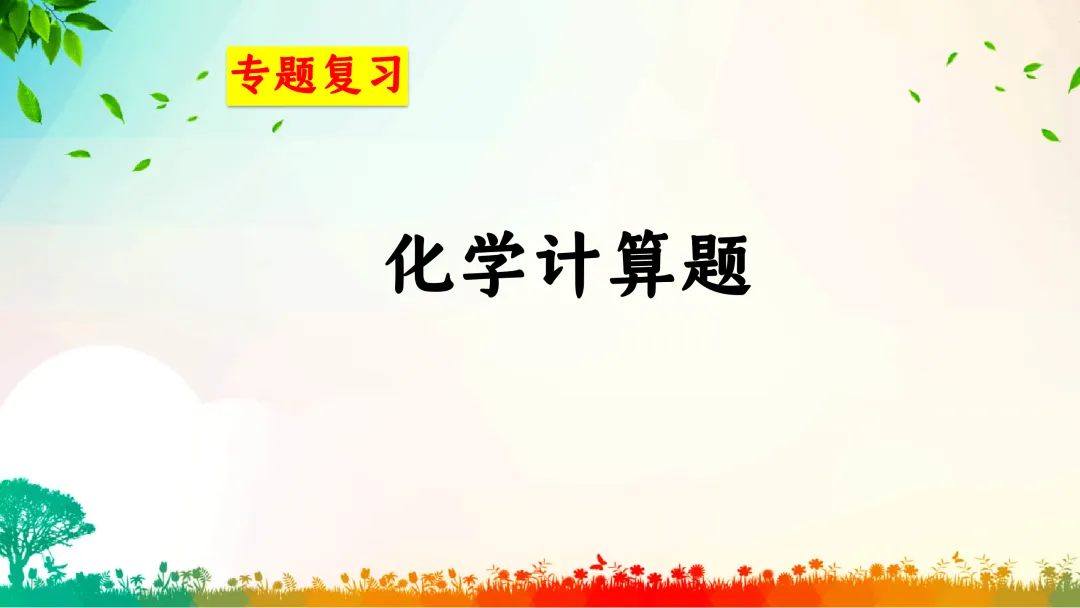 F722 二轮中考复习 备战中考2026 优质课资源包 初中化学《专题复习---化学计算题》课件PPT+教学设计Word 第2张