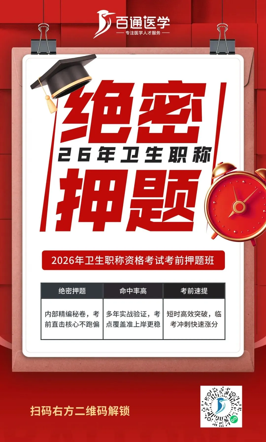 2026 年度卫生专业技术资格考试考前试卷正式发布! 第1张